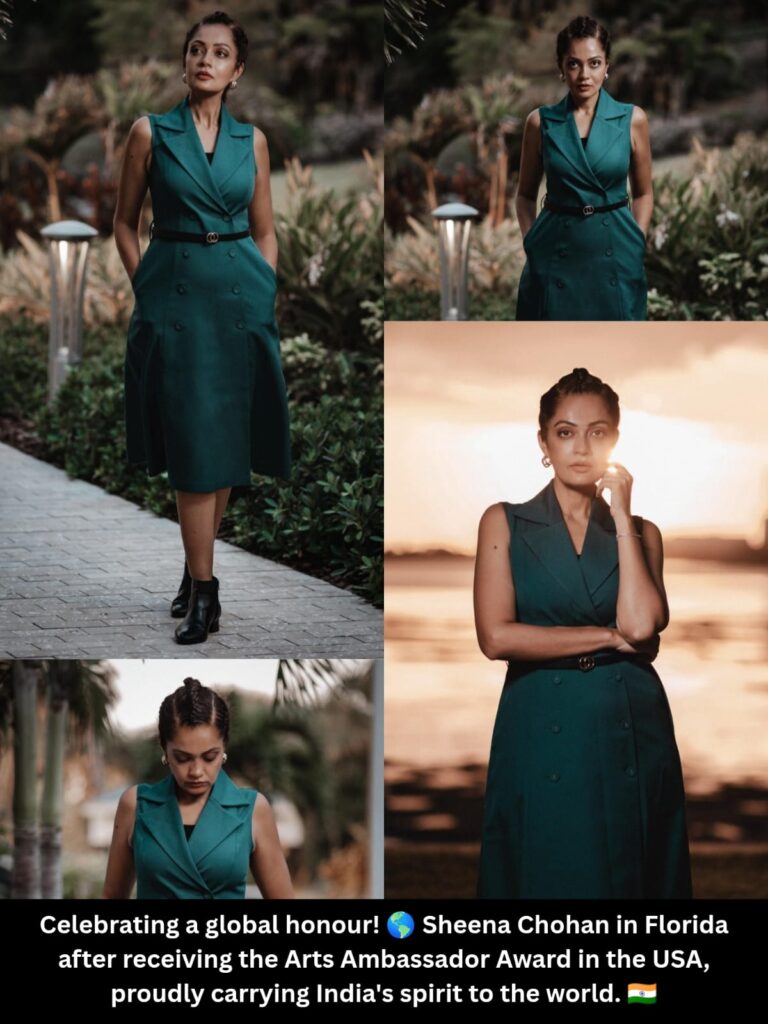 Sheena Chohan’s Florida Photoshoot Celebrates Modern Femininity After Prestigious Arts Ambassador Award